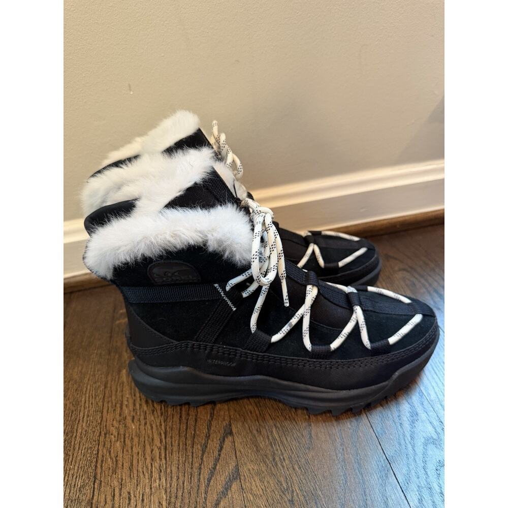 Sorel Ona RMX Glacy Winter Waterproof Boots Women's Black Sea Salt New Sz 10 NWT